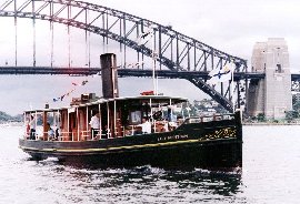 1920 VIP steam launch Lady Hopetoun