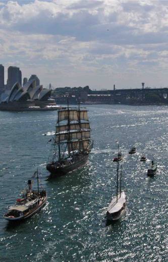 Major vessels of the Sydney Heritage Fleet
